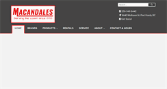 Desktop Screenshot of macandales.com